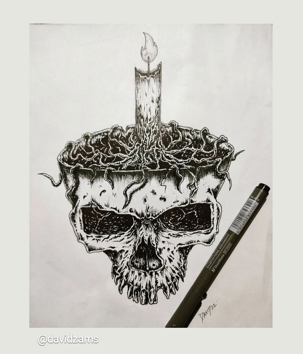 Sketch. 💀🖋️🤘

#craneotattoo #craneo #Skull #Skullart #skullartwork #pendrawing #sketchbook #skulltattoo #darkart #dark #ilustracion #ilustration #blackart #blackdrawing #horrorart