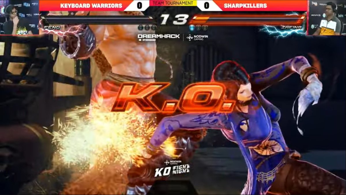 tkn_gmr's tweet photo. #ICYMI You rarely, if at all, hear about the TEKKEN scene in India, but here's your chance to see some action! KO Fight Night at Dreamhack HYD!
π½οΈ WATCH: https://t.co/HekvbjMTYP (timestamped at 2hr 9min)
#KOFightNight #DreamHack https://t.co/ILDZk6FfVC