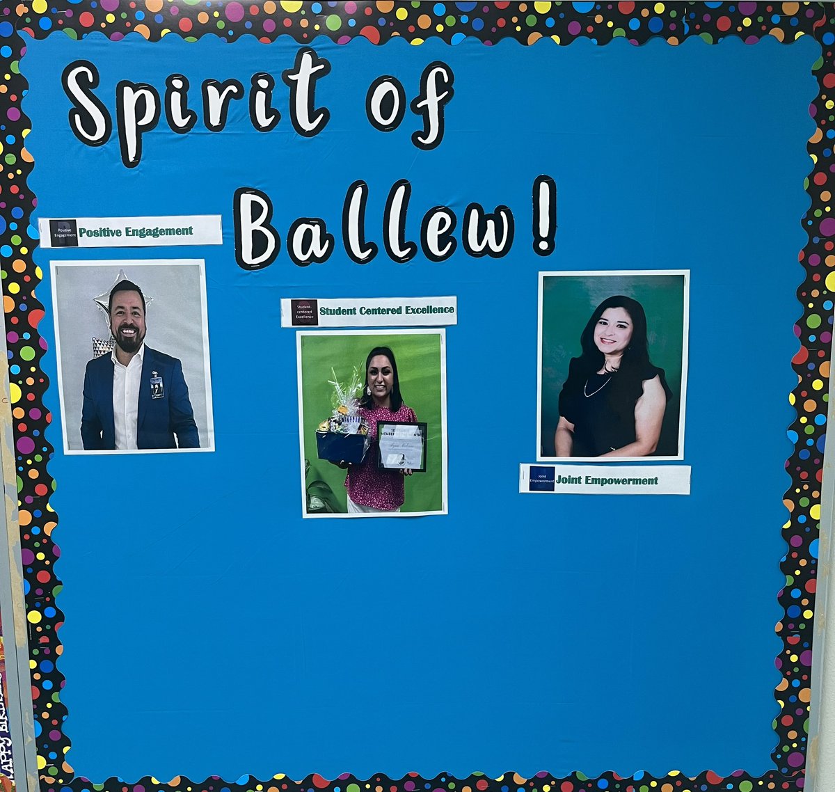The Spirit of <a href="/PSJAISD/">PSJA ISD</a> is striving <a href="/PSJA_Ballew/">PSJA Ballew School of Business and Energy</a>. Our staff has voted <a href="/missmedrano2/">Alyssa Salinas</a> for Student Centered Excellence and <a href="/duenas1803/">Minette H. Dueñas</a> for Joint Empowerment. I am blessed to have such an amazing staff. Thank you students, staff and parents for making it a great year.