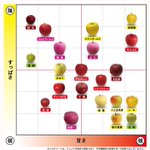 こんなに種類があったの？!りんごを網羅したチャートがすごい!