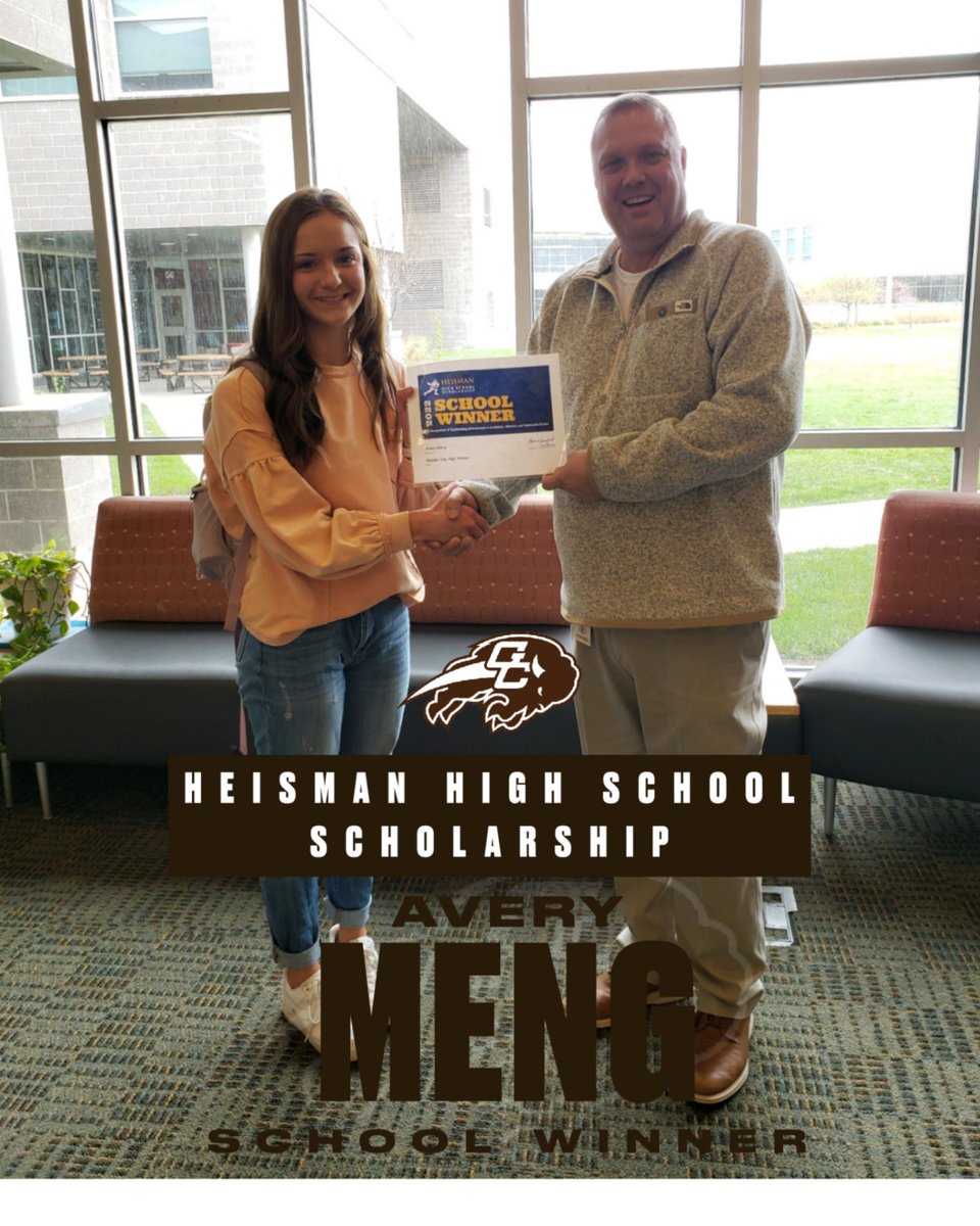 Congratulations, Avery Meng, for being named a School Winner by the Heisman Trophy Trust! This program recognizes outstanding scholar-athletes who excel in activities, school, and in the community!
 
More information:  heismanscholarship.com/results/

#1herd