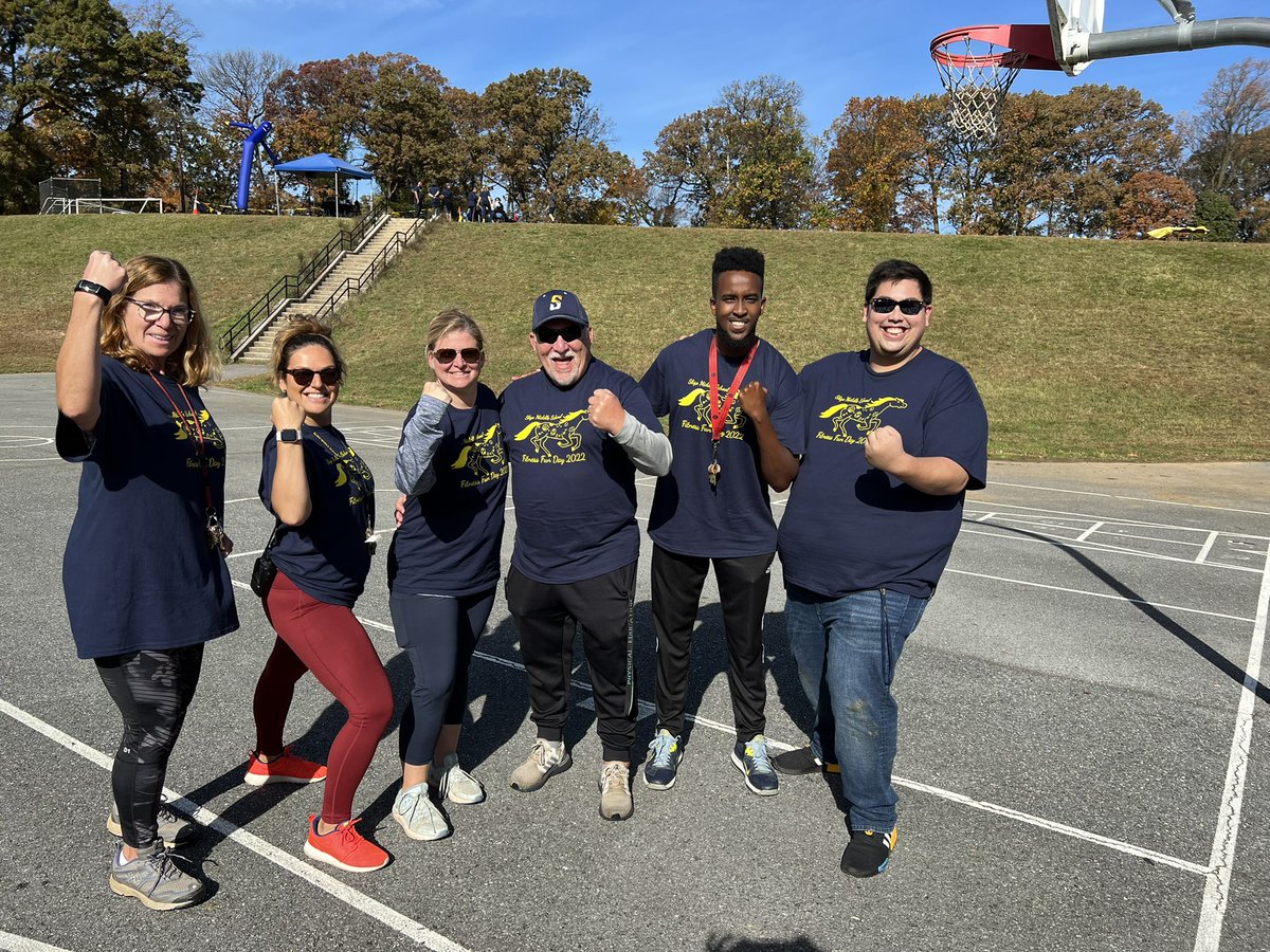 APImamura's tweet photo. Fitness Fun Day 2022 was a shining success! Thank you to the AMAZING Sligo PTSA, PE Dept., and our spirited students! An amazing end to Quarter 1. https://t.co/Fos92oDn5b