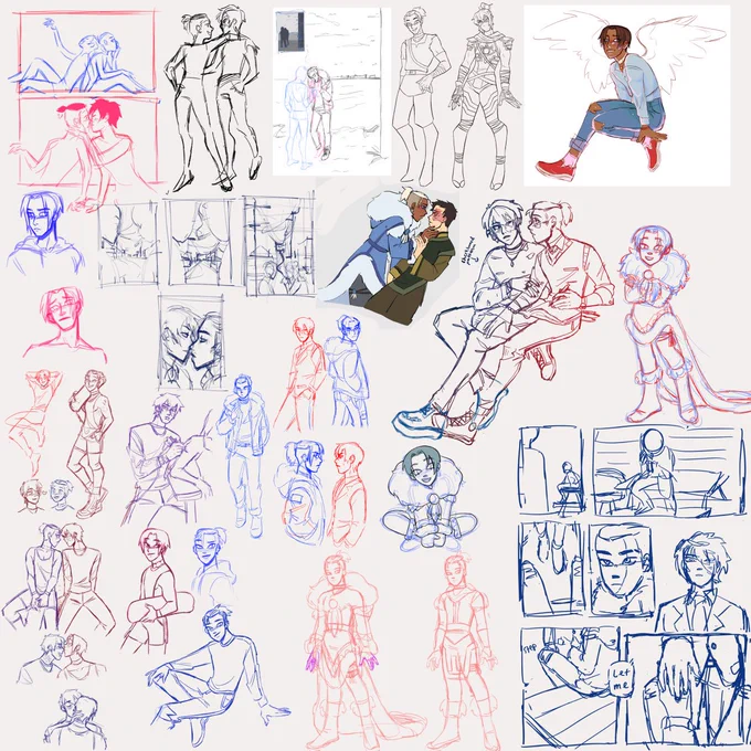don't compile all the sketches of your past hyperfixations, it'll punch you in the gut 