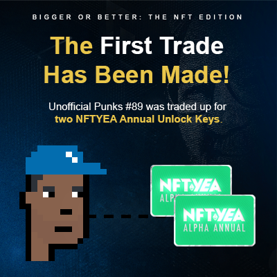 secondrealm's tweet photo. And he first trade is complete!🫶🏼
Thanks to the Founder of @NFTYEA, @GamesMasterFlex for trading me Unlock Keys (Alpha Annual). Full disclosure: I use this product. I love it. It's a tool that ensures I never miss critical discord announcements.
#biggerbetter #uptrade #NFT https://t.co/HL0qWP4xHR