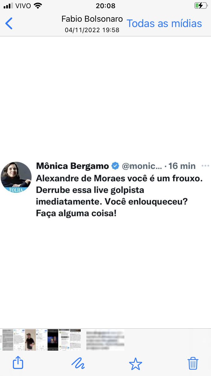 Olha a mentirada que a criançada está inventando. Eu JAMAIS me dirigiria a qualquer pessoa dessa forma. FAKE: