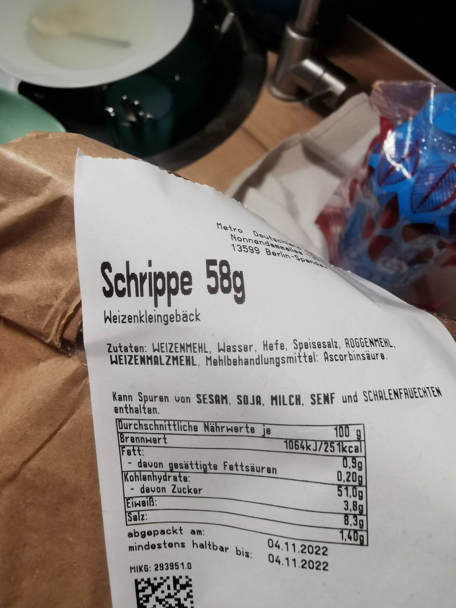 Als ob man in Berlin zu Brötchen Schrippe sagt