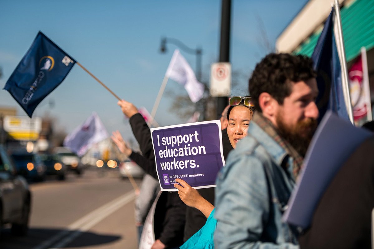 Amazing to see so many people in #ygk opposed to the provincial government's use of the notwithstanding clause. It undermines the fundamental rights and freedoms of all workers.