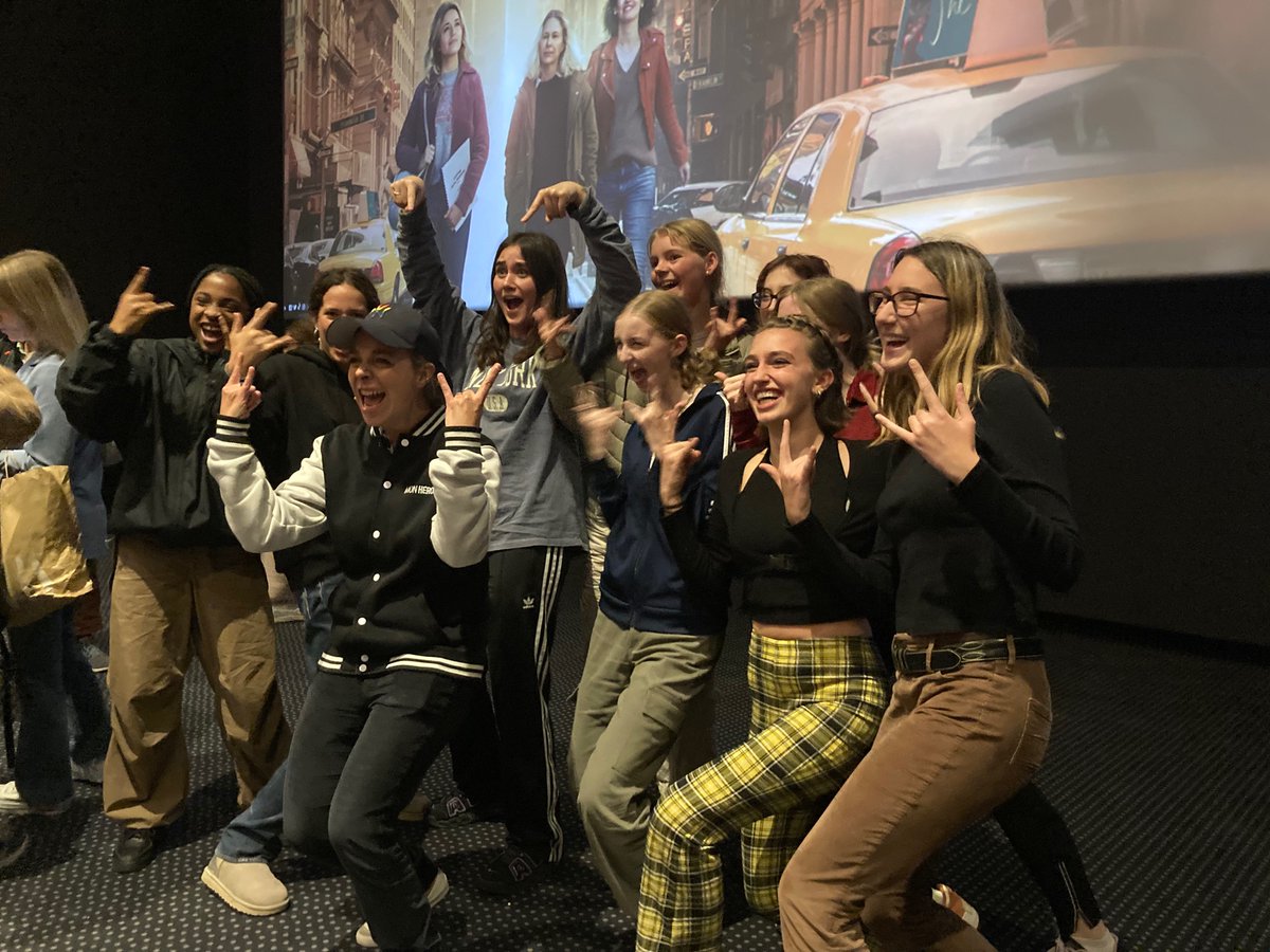 And a film premiere to end our trip! Girls were brave enough to ask questions to the talented <a href="/JustMeNoeM/">Noémie Lefort</a>.