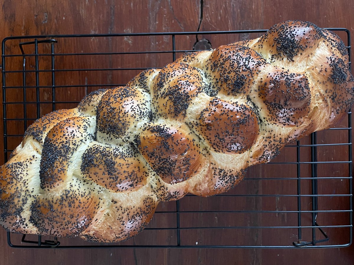 zeltserman's tweet photo. Finally unpacked my mixer and may have gone a little overboard with the carby doughy things. Or perhaps just the right amount of bread product for a winter afternoon and all the usual madness from all the usual corners. #TweetYourShabbat #JewishBaking https://t.co/C0hmgEh0p1