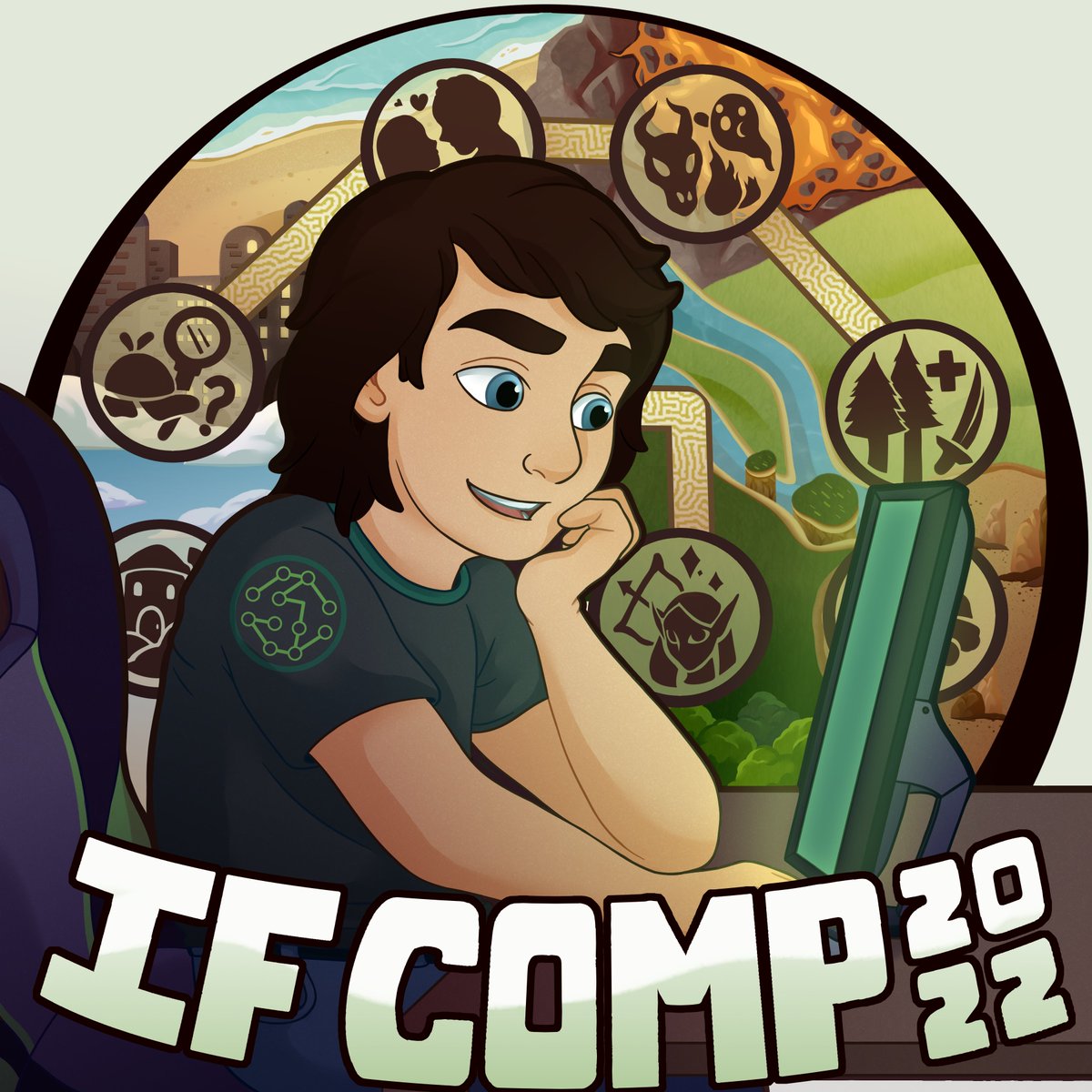ifcomp's tweet photo. Still a couple of weekends left to explore all the free games that the 2022 IFComp has to offer. Go to https://t.co/OI66BCvd3K, check out the games, and if you play just *five* (free) games, you can be a judge. We'd like more judges, so please consider playing &amp; voting. Thanks! https://t.co/RfRlfvPixJ