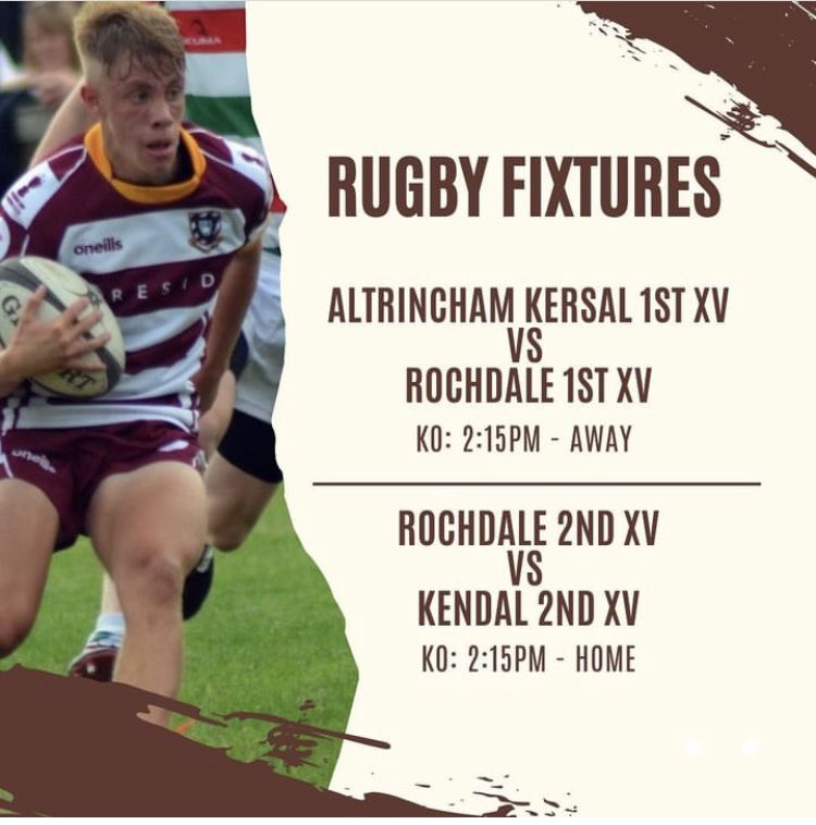 russetyone's tweet photo. @MyerscoughRugby @AoCNorthWest @AoC_Sport @MyerscoughColl @SaleSharksAcad Zac Baker makes his Rochdale 1st team debut tomorrow! https://t.co/YPN6sCLlrz