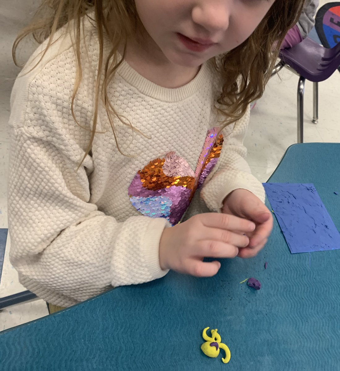 We were excited to ‘Shine’ today during WDS clubs. Lots of fine motor development as we created our underwater scenes. #weallbelong <a href="/CbeArea1/">CBE Area 1</a>