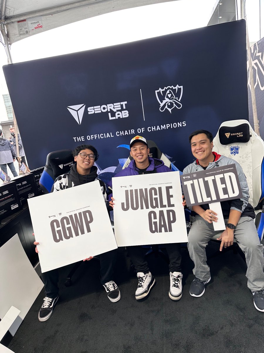 Originull_'s tweet photo. #Worlds2022 @secretlabchairs https://t.co/sOCcEmo7F5
