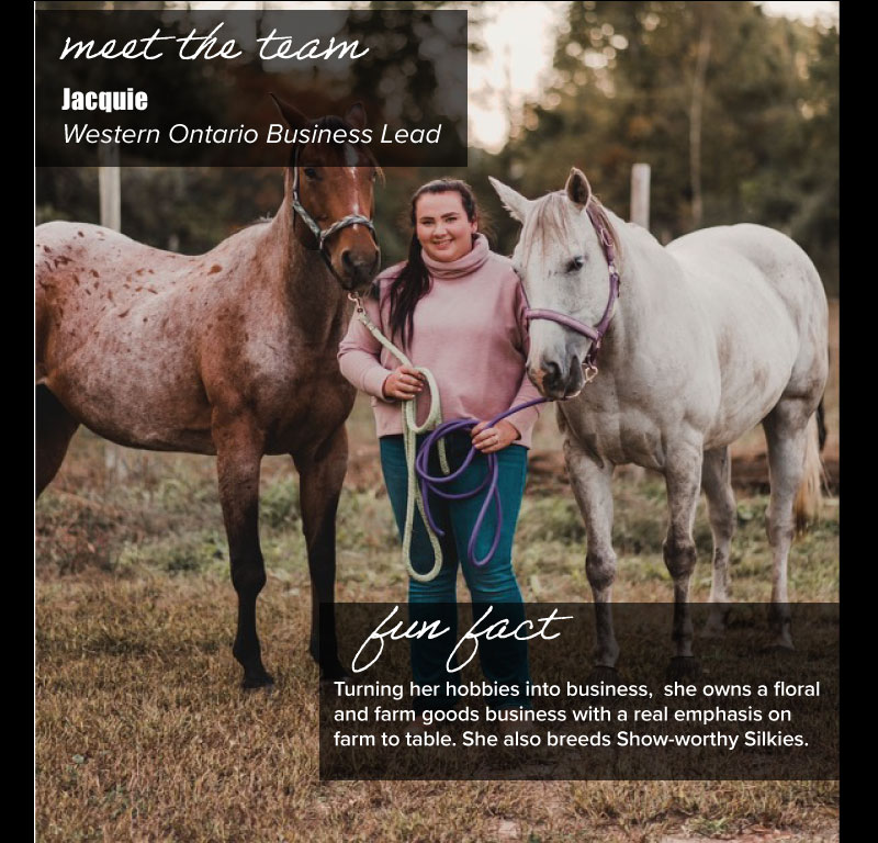 HORIZON_SEEDS's tweet photo. #MeetTheTeam As one of our newest team members, we are excited to spotlight Jacquie! She is our Western Ontario Business Lead and truly has a passion for #agriculture. With her enthusiasm and entrepreneurial mindset, she has been a great asset to our team and brand. @jacquiemacc https://t.co/kcUCiKZn5g