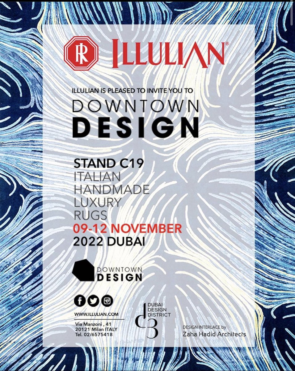 illulianDowntown Design Dubai @downtowndesignd Stand C 19 @d3dubai
Projects by: Zaha Hadid Architects @zahahadidarchitects @paolanavone <a href="/mattarbinlahej/">Mattar bin lahij</a> @paulacademartori 
#downtowndesigndubai #dtd2022 #d3 #dubaidesignweek #illulian #zahahadidarchitects #mattarbinlahej
#dubai