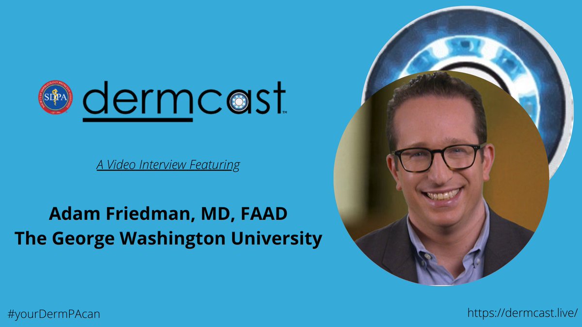 dermPA's tweet photo. Excessive sweating with no rhyme or reason could signify a medical condition. Hyperhidrosis expert Adam Friedman, MD, FAAD, addresses the topic in a @dermcast interview accessible here: https://t.co/jLdv2r6JIW
#HyperhidrosisAwarenessMonth
@WeKnowSweat https://t.co/Xr4UYQPjlX