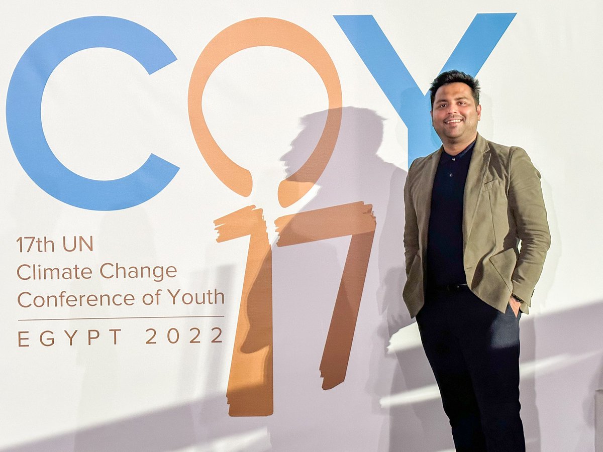 ineeshadvs's tweet photo. Thank you @Coy17eg for a successful 2022 addition of #COY17 ahead of @COP27P. The United Nations Climate Change Conference of Youth (#COY17) concluded today at the Egyptian Red Sea city of Sharm El-Sheikh in South Sinai. https://t.co/WKzCVEjJKL
