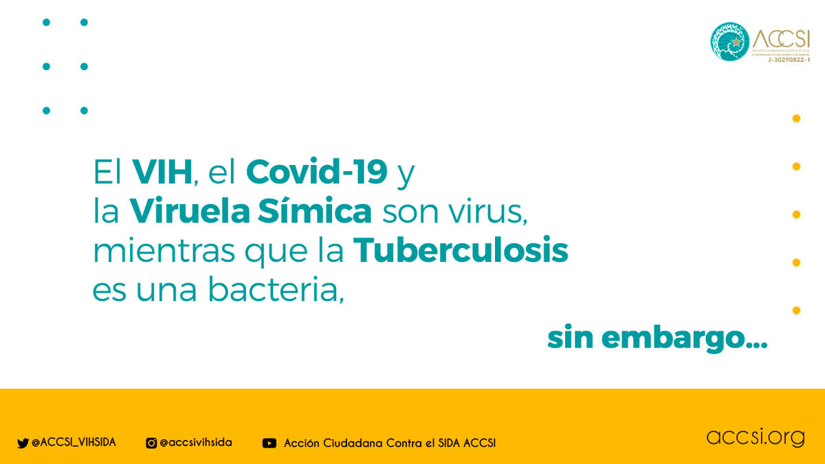 ACCSI_VIHSIDA's tweet photo. Si tienes dificultad para respirar, fiebre o tos persistente, es necesario acudir de manera inmediata al centro de salud. De resultar positivo con #VIH, #Tuberculosis, #Viruelasímica o #COVID19, tienes derecho a mantener tu diagnóstico confidencial.   

#Accsi #DDHH #Venezuela https://t.co/gdyNNVppq6