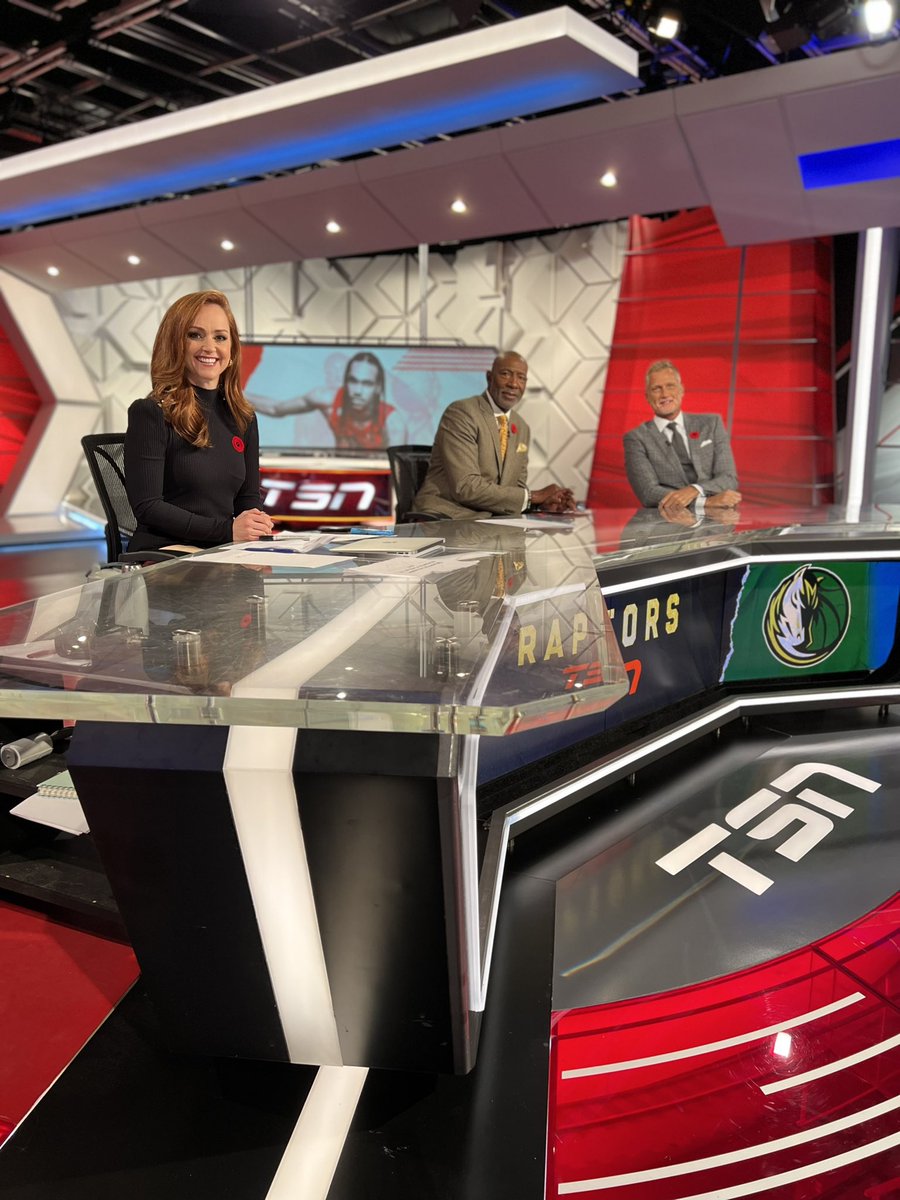 On now @TSN_Sports with two superstars @KateBeirness & @SamMitchellNBA getting ready for the @Raptors @dallasmavs