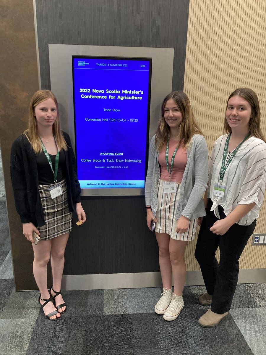 ssrsbngrhs's tweet image. NGRHS students attend The 2022 Nova Scotia Minister’s Conference for Agriculture #saintpride
