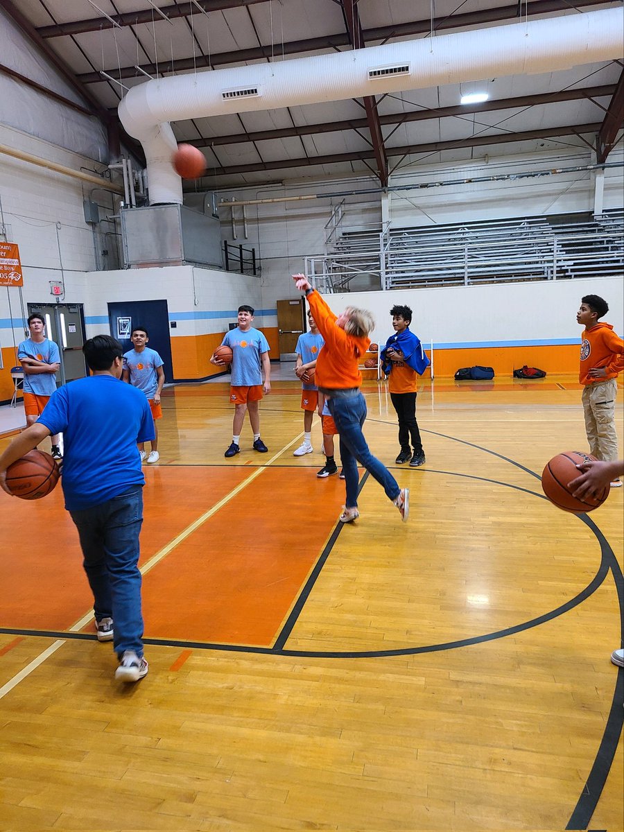 Lisa Roskosky (@roskosky90) on Twitter photo During practice today, our CMSSA Boys Basketball got Assistant Principal @Barbpete2 to play some hoops! Whoever said Administrators aren't fun never attended Canutillo MS STEAM Academy! <a href="/CanutilloMs/">Canutillo STEAM Academy</a> <a href="/CanutilloISD/">Canutillo ISD</a> <a href="/EagleJudge91/">Judge, Chris</a> <a href="/cmseaglespto/">Canutillo MS PTO</a> #CMSSAAdminTakesTheShot #GoPeterson During practice today, our CMSSA Boys Basketball got Assistant Principal @Barbpete2 to play some hoops! Whoever said Administrators aren't fun never attended Canutillo MS STEAM Academy! <a href="/CanutilloMs/">Canutillo STEAM Academy</a> <a href="/CanutilloISD/">Canutillo ISD</a> <a href="/EagleJudge91/">Judge, Chris</a> <a href="/cmseaglespto/">Canutillo MS PTO</a> #CMSSAAdminTakesTheShot #GoPeterson