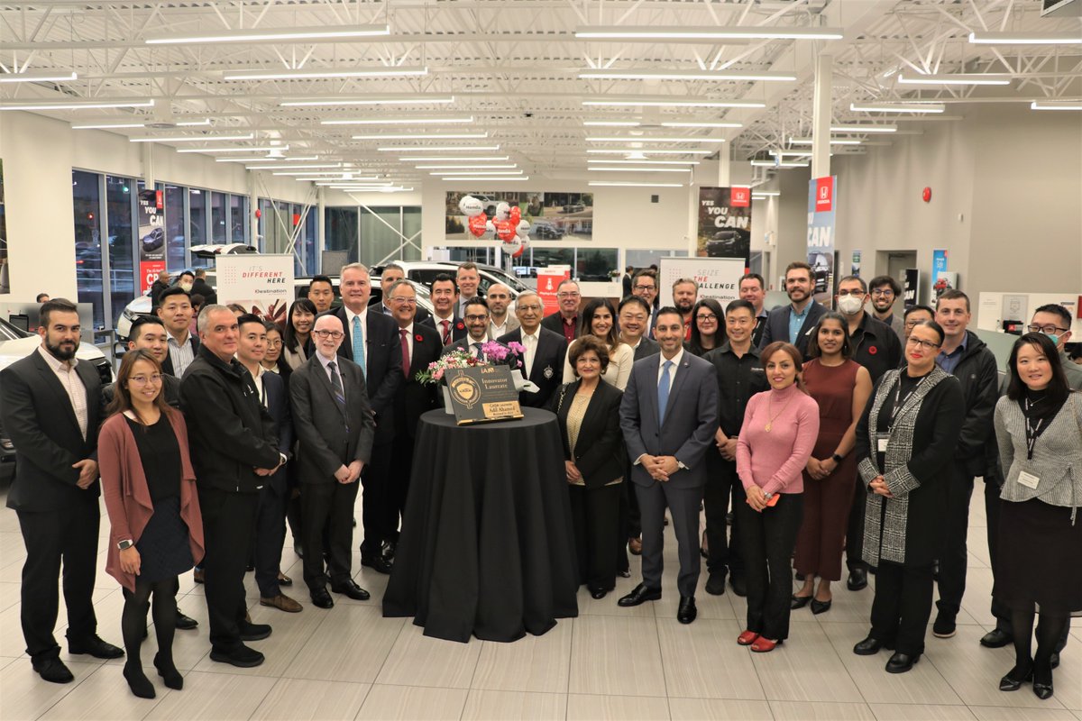 Destination_AG's tweet image. We recently shared a special moment with our partners and associates to celebrate the CADA Laureate Award for Business Innovation, bestowed upon our Managing Director and Dealer Principal, Adil Ahamed. Adil joins our President Aziz Ahamed, who won the award in 2019.