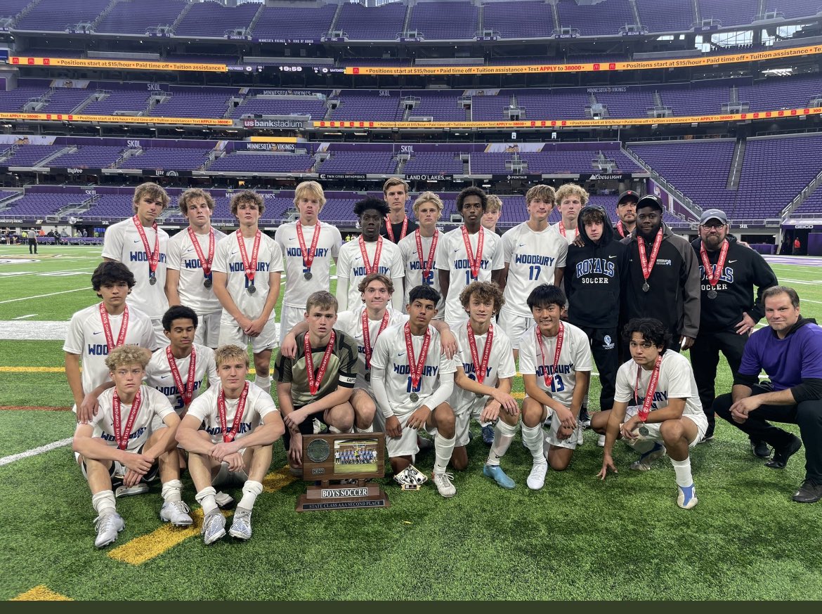 Congrats to our boys on an amazing season! Great run, we had fun supporting you through the tournament! 
<a href="/WHSRoyalPride/">Woodbury Royals</a> <a href="/boys_soccer_whs/">Woodbury High School Boys Soccer</a>