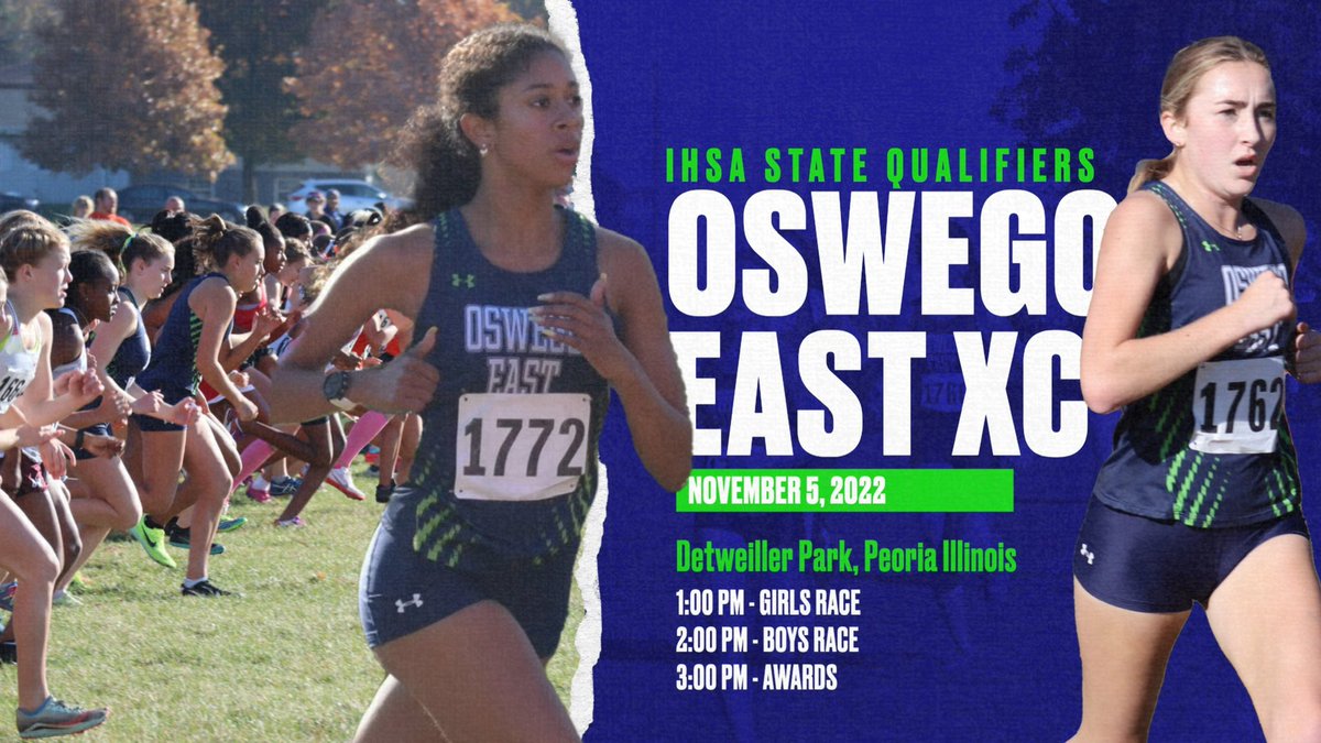 RunningOEHS's tweet photo. Tomorrow! Girls 3A race goes off at 1:00pm and Boys 3A start at 2:00pm! @IderanOE @CoachKell3 @OEHS_GoWolves https://t.co/dNaR7jfNck