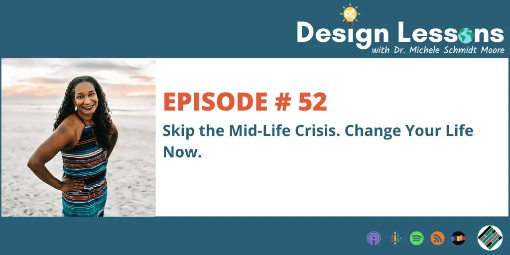 I say that you don’t have to wait until you are 50 or any other age to be happy. You don’t have to wait until your life if falling down around you. <a href="/teachbetterteam/">Teach Better Team</a> <a href="/mschmidtmoore/">Dr. Michele Schmidt Moore</a> #tbpodcaster teachbetter.com/design-lessons…  #DesignLessonsPodcasts #EduPodcast
