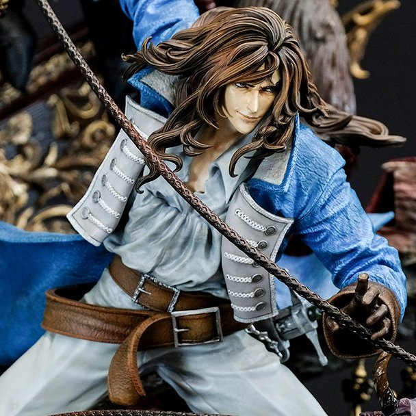 alucarddaily's tweet photo. Alucard &amp; Richter from Figurama's Symphony of the Night statue 🦇 https://t.co/hnG84WuDS9