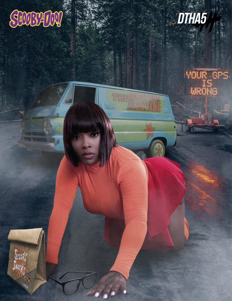 BaddxHabit's tweet photo. Can you help me find my glasses? 
Edit by @DTHA5_STREAMS 

#velma #velmacosplay #scoobydoo #scoobydoocosplay #blackgirlcosplay  #cosplayer #detroit https://t.co/Jqhyvf6LR1