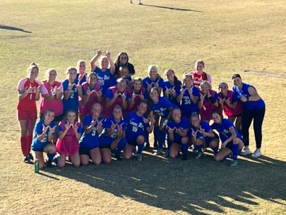 That 3-1 winning feeling against #19 Lindsey Wilson!