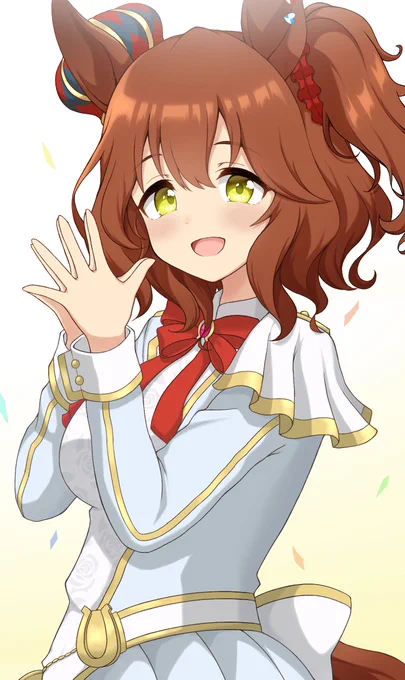 今日と明日は4thライブ!マーチャンの晴れ舞台、目に焼き付けるぞ#ウマ娘 #アストンマーチャン 