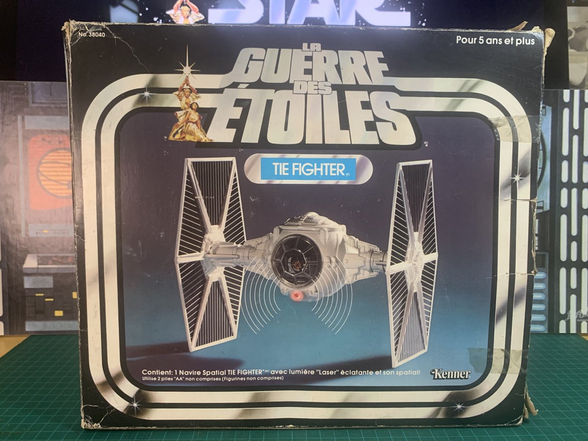 HeroesToys's tweet photo. Just showing off some of my boxed vintage Star Wars collection. Kenner Canada GDE Tie Fighter. #vintagestarwars #kenner #Tiefighter #collectthemall #CanadianStarwars https://t.co/a7VORerkUJ