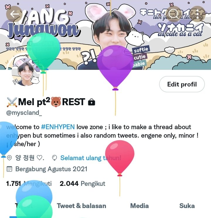 myscland_'s tweet photo. LUCUU ADA BALON 🫶🏻 https://t.co/3piKd2NKw4