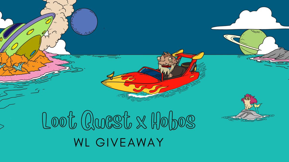 Ahoy Mateys!

We're teaming up with @bnbhoboswtf to raffle 10 #WL spots for their upcoming collection!

TO ENTER:
1. Like + RT this post
2. Join Hobos TG: t.me/bnbhoboswtf
3. Join Loot Quest TG: t.me/LootQuestP2E

Winner drawn in 48 hours!

#WLGiveaway #BSC #Binance
