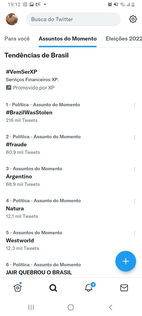 procop1o's tweet photo. #BrasilWasStolen
#Fralde 
Até você Twitter? Censurando nossa hashtag? 

#AbaixoACensura https://t.co/adluY41OIG