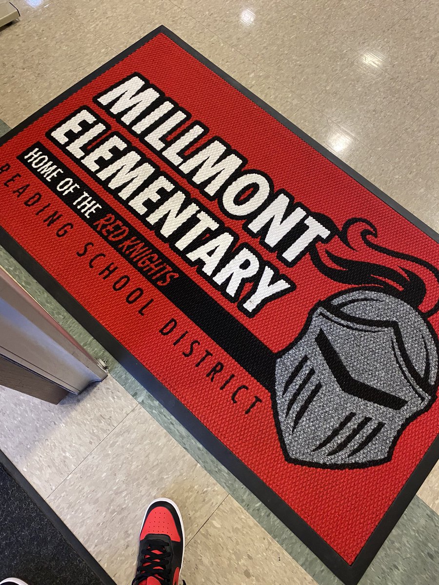 ABHRostek's tweet photo. New RSD &amp; Millmont swag for our building to show our pride ❤️🖤 #RSDProud #MillmontProud @RDGschools @MillmontSchool https://t.co/YHf3hFvgOj