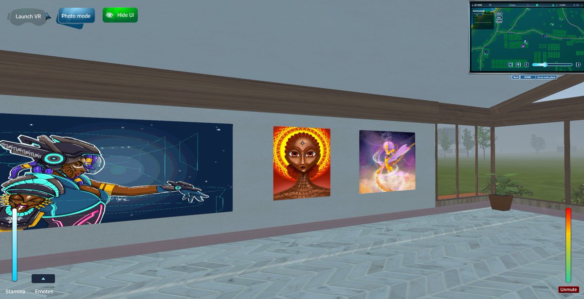 AFRICANMETA's tweet photo. Visit our newest location in @SomniumSpace! 

The gallery focuses on #cryptoart from Black and African female artists.

Check out on your phone, laptop, or #VRheaset!!

#Art below by @Chelwek1 @nuhamin_dawit and @erica_metta 

Visit now - https://t.co/ghHkrDLmYi https://t.co/mEbFDwmCMg