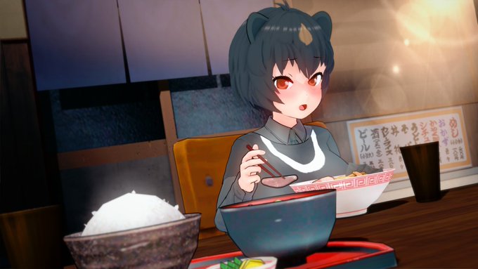 ニホンツキノワグマを配布します。 小柄ですが、他の熊フレンズと同じくらいの強い力を持っています。  性格は「正統派ヒロイン」に設定し、服装は黒い形に白い半月模様の服装で着せました。 ダウンロードは以下のツイートにあります。

#けものフレンズ
#コイカツ 