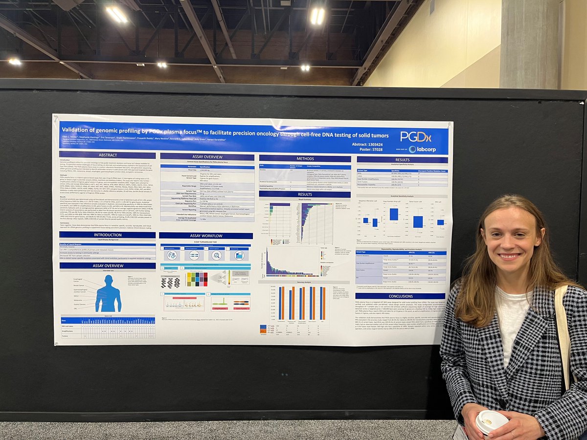 Eric Severson (@eseversonmdphd) on Twitter photo Check out poster #ST028 <a href="/AMPath/">Association for Molecular Pathology</a> today. <a href="/PGDx/">pgdx</a> presents their validation study on plasma focus, an #NGS assay designed for solid tumor profiling from cfDNA. This assay reports SNVs/indels for 33 genes, amplifications in 8 genes, gene fusions in 5 genes and MSI. #AMPath22 #AMPlifier Check out poster #ST028 <a href="/AMPath/">Association for Molecular Pathology</a> today. <a href="/PGDx/">pgdx</a> presents their validation study on plasma focus, an #NGS assay designed for solid tumor profiling from cfDNA. This assay reports SNVs/indels for 33 genes, amplifications in 8 genes, gene fusions in 5 genes and MSI. #AMPath22 #AMPlifier