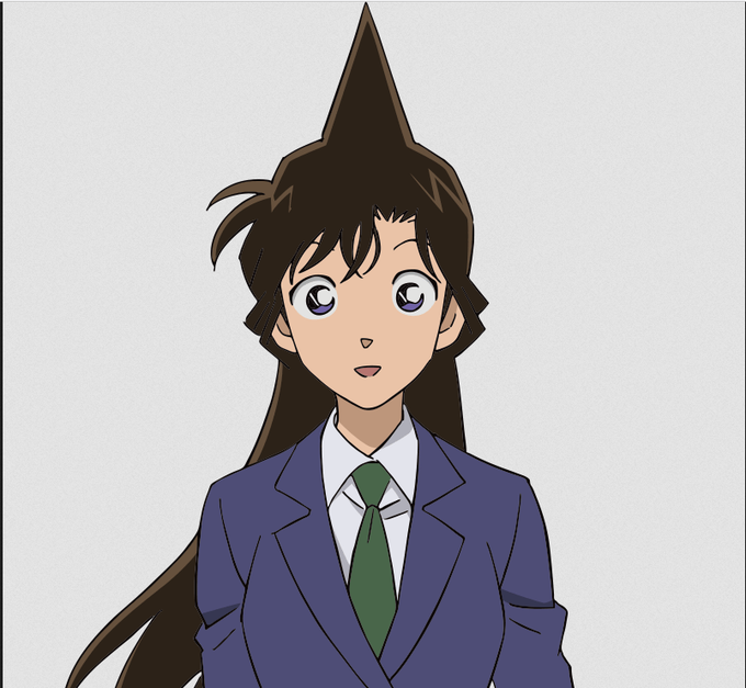 犯沢さんの蘭姉ちゃん、原作よりも頭突きの威力高そう 