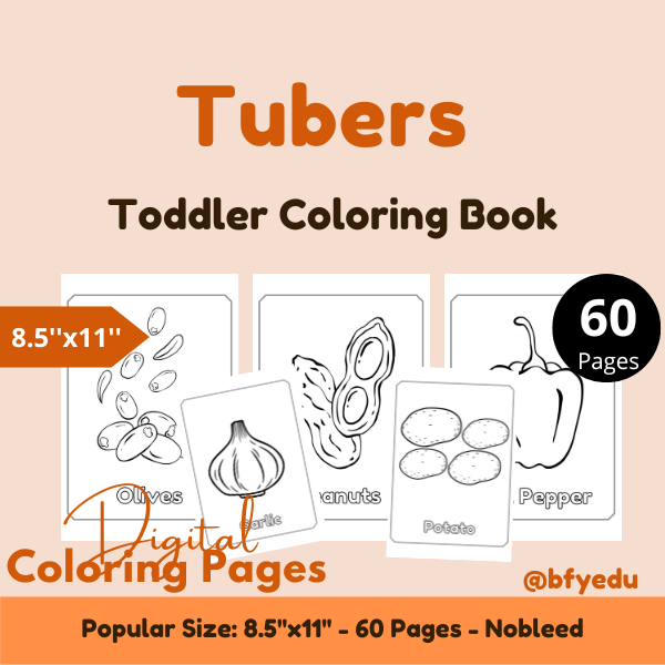 bfyeducation's tweet photo. Tubers* Toddler Coloring Book 8.5x11 60 pages* Commercial Use
#digitalbfy #kdpinteriors #kdpcovers #kdpcoloringpages #kdptemplates #canvatemplates #flowwers #tubers #fruits #householdobjects #animals https://t.co/FLEpfvN0Vt