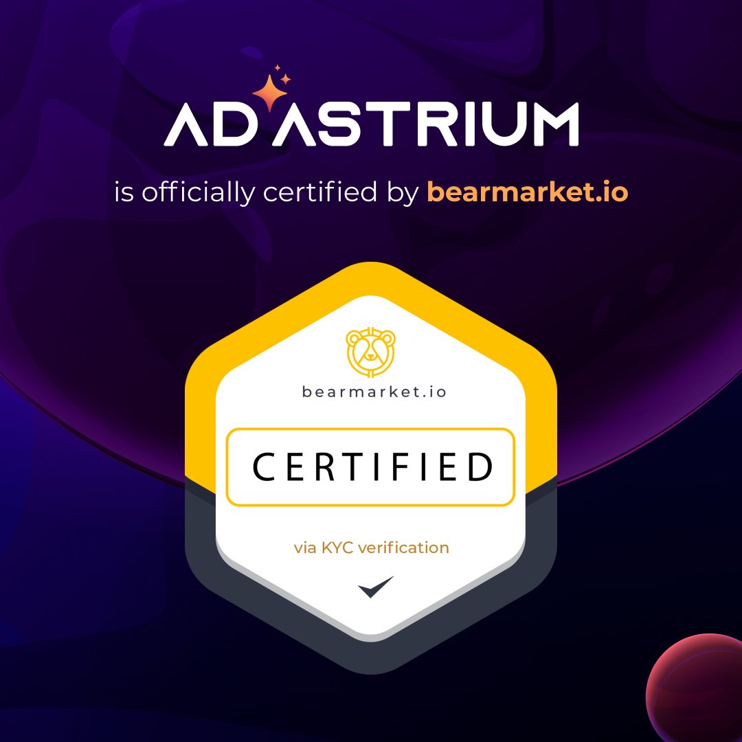 AdAstriumCNFT's tweet photo. Thank you @TedNationNFT for your valuable service to the #CNFT space!

Ad Astrium✨ stands by your quest to build a better and safer industry for the investors and collectors of the community we cherish!

Link to our certification is in our Discord!

#NFT #Cardano #Doxxed #Legit https://t.co/IHnP8wMlFq
