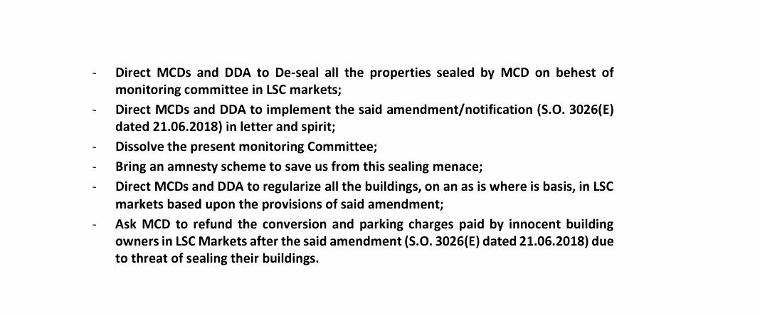 LscsOf's tweet photo. May we request @BJP4Delhi @AAPDelhi @INCDelhi to include the long pending basic demands of the the traders in their election manifesto for MCD elections in 2022... https://t.co/MM2lmb5g2y