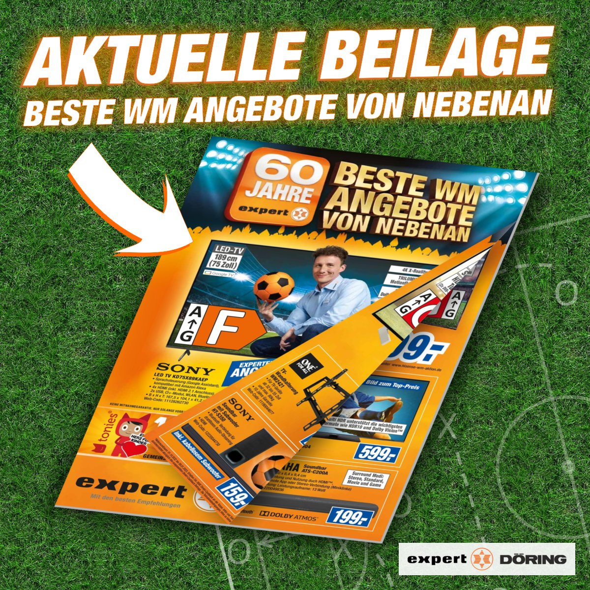DoeringBS's tweet image. Hol Dir das WM-Stadion ins Wohnzimmer mit unseren aktuellen Angeboten! ⚽😃👍 Hier kannst Du unsere Beilage online durchblättern: expert.publishing.one/14756052/werbu… 

#expert #AngebotDerWoche #Sony #TV #WM #Fußball #BadSalzuflen #expertDoering
