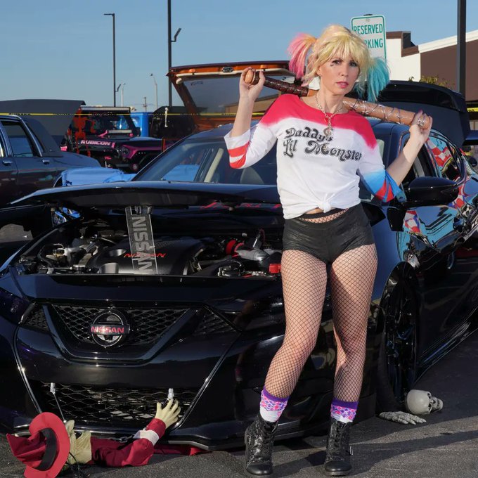 Wheres my Puddn at?? Follow me on ig for lots from this car show! Tcfitgirl https://t.co/yyib5d1Ywn<a href="/tag/cosplay"class="tags"><span>#cosplay</span></a><a href="/tag/harleyquinn"class="tags"><span>#harleyquinn</span></a>