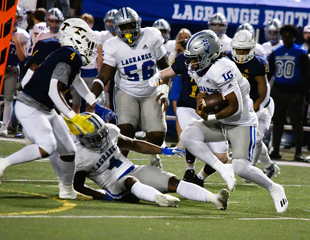 kevineckleberry's tweet photo. What a night, and what a game. LaGrange earns a state-playoff spot with a 38-34 come-from-behind win over Troup. Callaway Stadium was electric, and it was one of the best games in the history of the rivalry. Troup won the region title, and LaGrange gets the two seed. https://t.co/lATWNxPgnv
