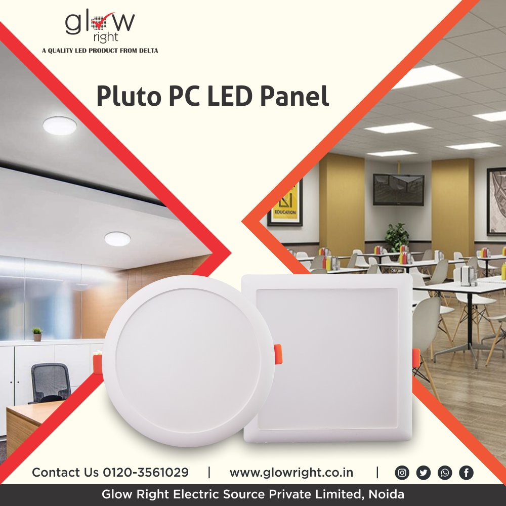GlowrightIndia's tweet image. Glow Right Introduce Our Pc Pluto Led Panel with high brightness and low power consumption.
.
.
.
.
.
.
.
#ledpanel #pcpanel #pcplutoledlight #lights #lightingdesign #surfacemount #lightingmanufacturer #highbrightnesspanel #lowpowerconsumption😍😍 #glowright
