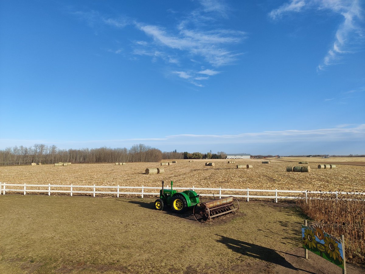 Just before the snow decided to pay us a visit, we were able to finish one of the last jobs of the season - baling.

Swipe through the photos to see the final result!

Thank you everyone again for a fun summer. Now we bundle up for the months ahead.
#goelks #yeg